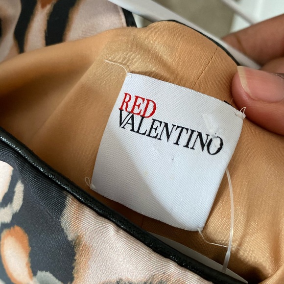 RED VALENTINO Leopard Print Bow Dress - Picture 5 of 7